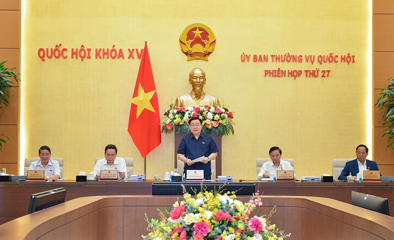Kỳ họp thứ 27, Ủy ban Thường vụ Quốc hội sẽ thảo luận 16 nhóm nội dung quan trọng