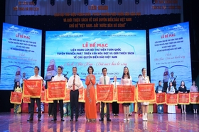 Quang Tri Provincial Library won the Excellence Award at the National Library Staff Festival