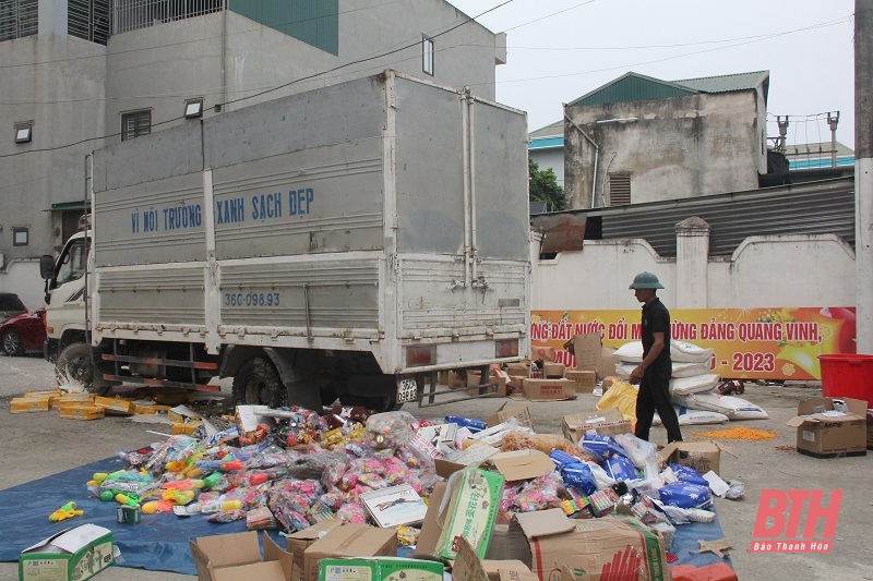 Destroyed 116 smuggled items without documents proving origin