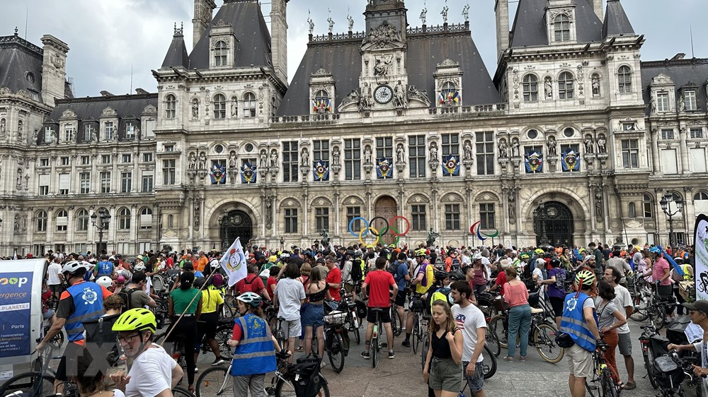 Die Franzosen fahren Fahrrad, um ihre Gesundheit zu verbessern und die Umwelt zu schützen. Foto 6