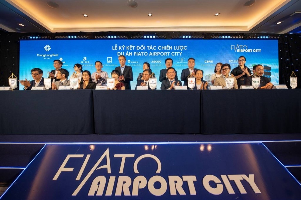 Thang Long Real Group signed cooperation with partners to implement FIATO AIRPORT CITY project