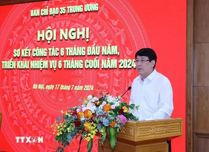 Ban Chỉ đạo 35 Trung ương tổ chức Hội nghị sơ kết 6 tháng đầu năm, triển khai nhiệm vụ 6 tháng cuối năm 2024