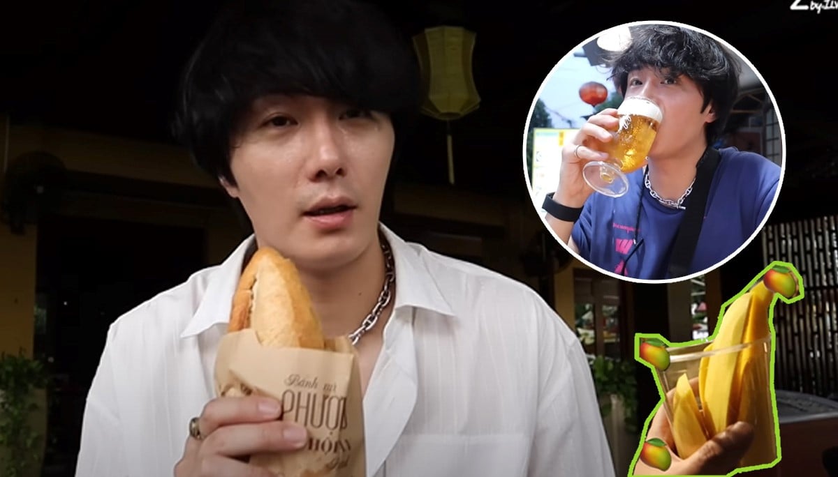 El actor Jung Il Woo compró 10 botellas de salsa de pescado y salsa de soja para comer poco a poco mientras viajaba a Hoi An.