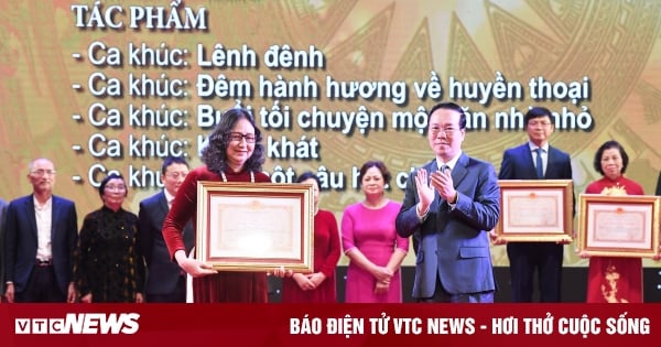 Chủ tịch nước Võ Văn Thưởng trao Giải thưởng Hồ Chí Minh về văn học, nghệ thuật