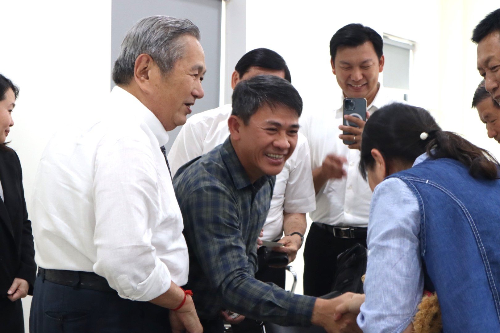 Ông Trần Bảo Sơn - Tổng Giám đốc THACO AGRI tiếp đón đoàn