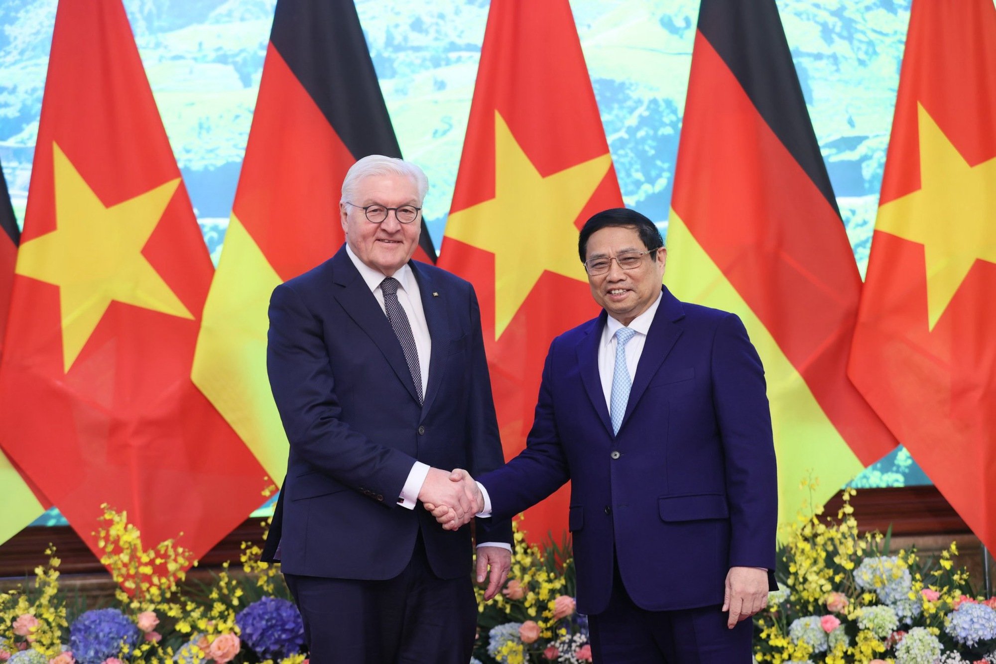 Le Premier ministre Pham Minh Chinh rencontre le président Duc Frank Walter Steinmeier photo 2