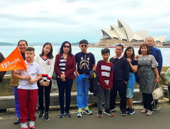 Turistas vietnamitas visitan Australia