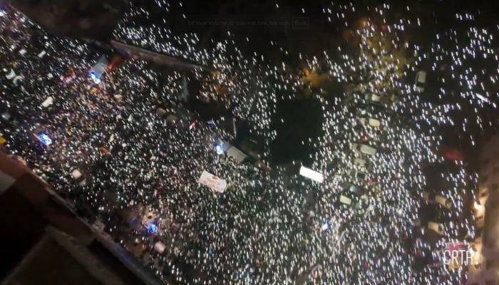 Les manifestations antigouvernementales se poursuivent en Serbie