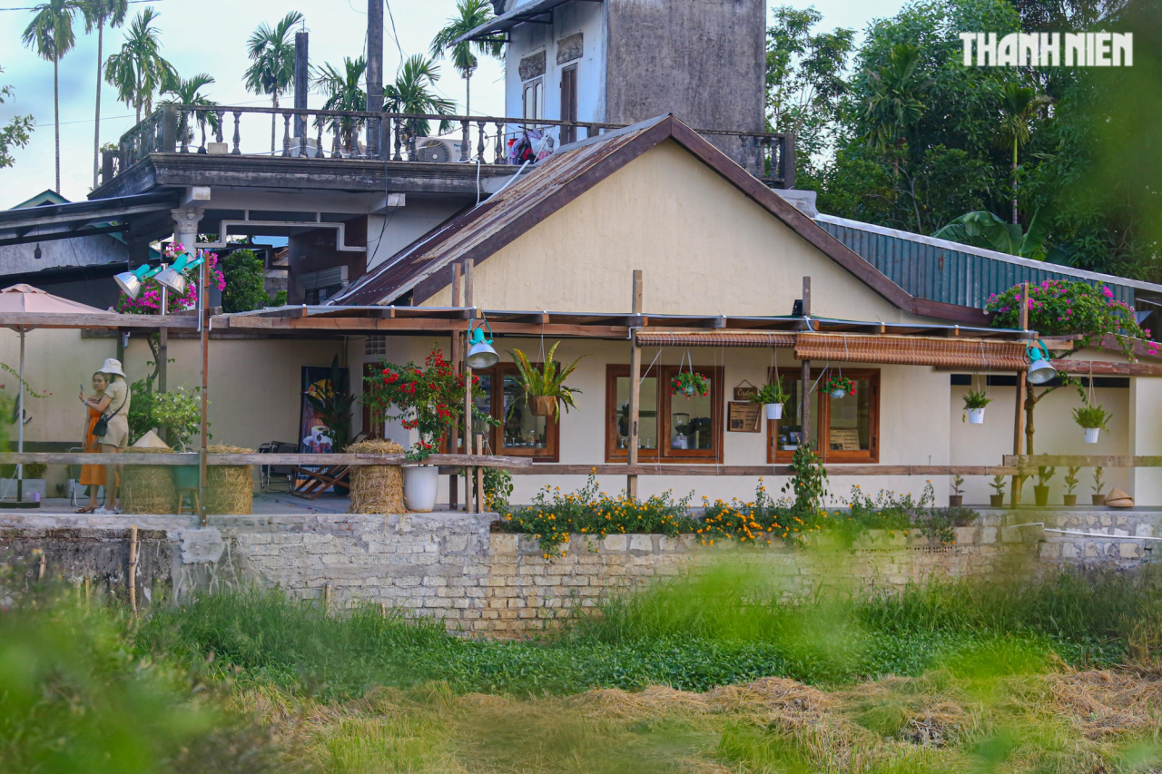 Quán cà phê 'hút' hàng trăm bạn trẻ nhờ... cánh đồng lúa - Ảnh 9.