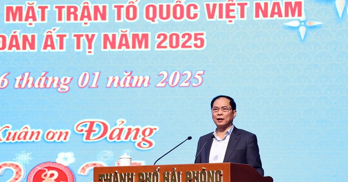 Deputy Prime Minister Bui Thanh Son attends the Tet Sum Vay program