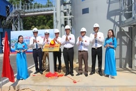 Inauguration de l'usine d'eau potable de Tan Luong