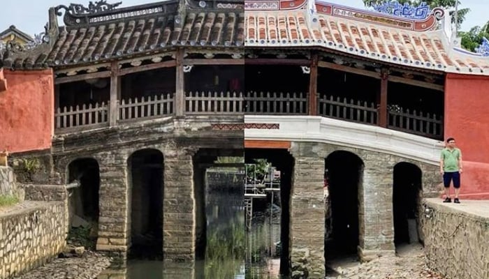 After a noisy restoration, today the Japanese Covered Bridge in Hoi An was officially inaugurated.