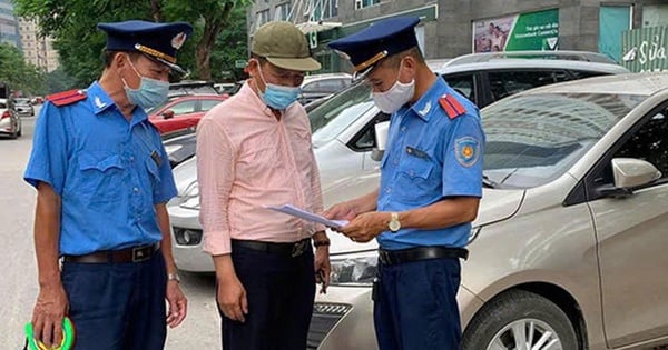 In 2024, Hanoi Department of Transport Inspectorate fined more than 700 cases of vehicle parking violations