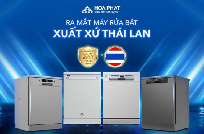 Hoa Phat bringt eine Kollektion von Geschirrspülern auf den Markt, die 85 % des Wasserverbrauchs einsparen - 1