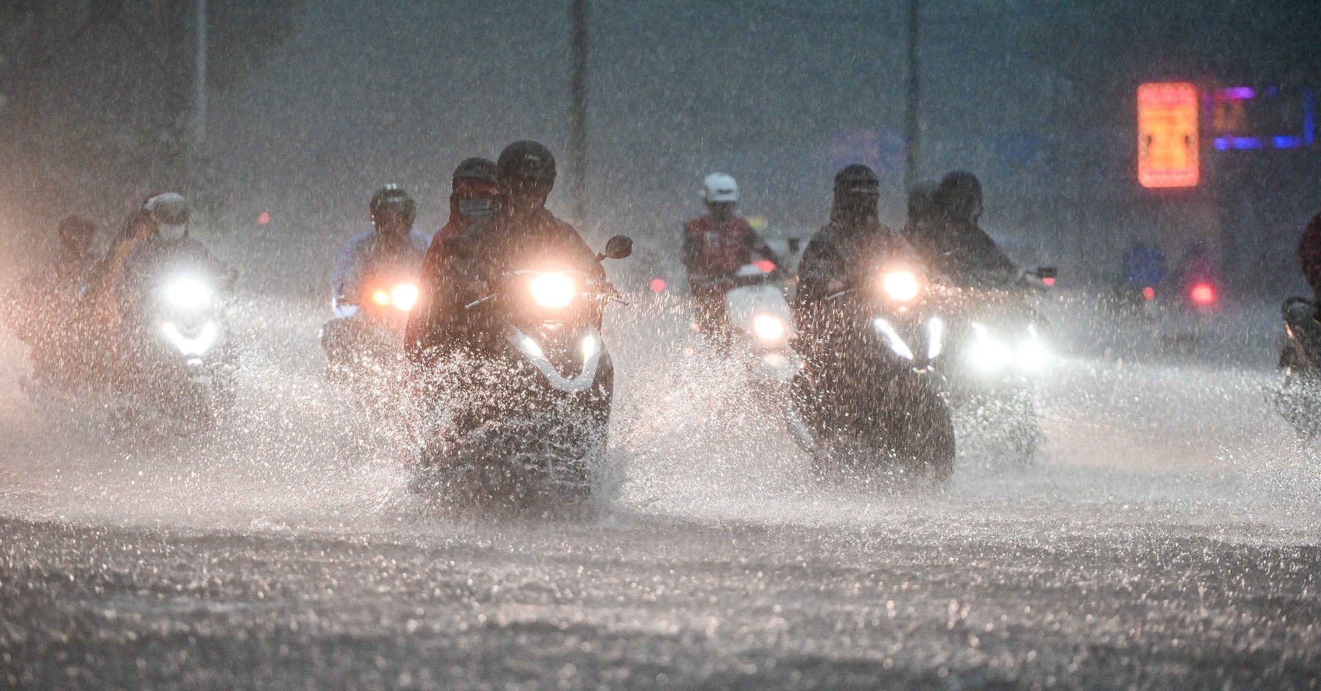 In der Zentralregion drohen großflächig heftige Regenfälle