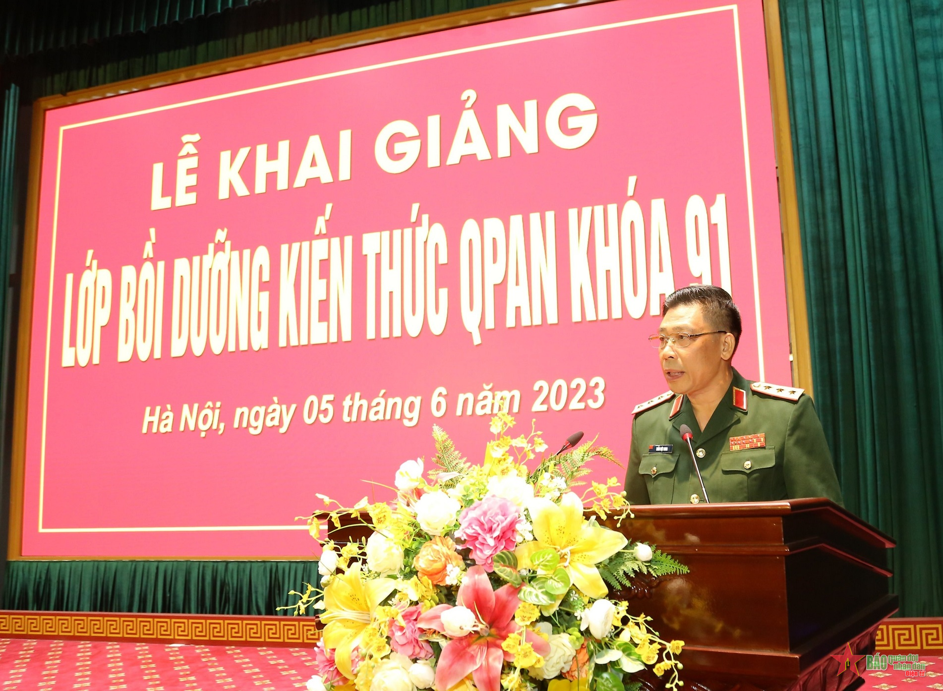 Học viện Quốc phòng: Khai giảng lớp bồi dưỡng kiến thức quốc phòng, an ninh khóa 91