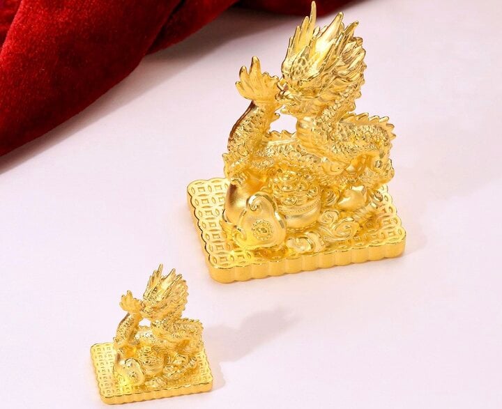 Golden Dragon Armor of Thang Long brings prosperity. (Photo: BTMC)