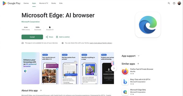 مايكروسوفت تعيد تسمية متصفح Edge على Android و iOS