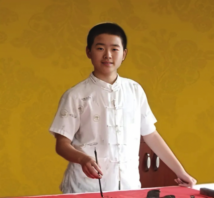 The Long showed his talent for calligraphy from a young age. (Photo: Baidu)