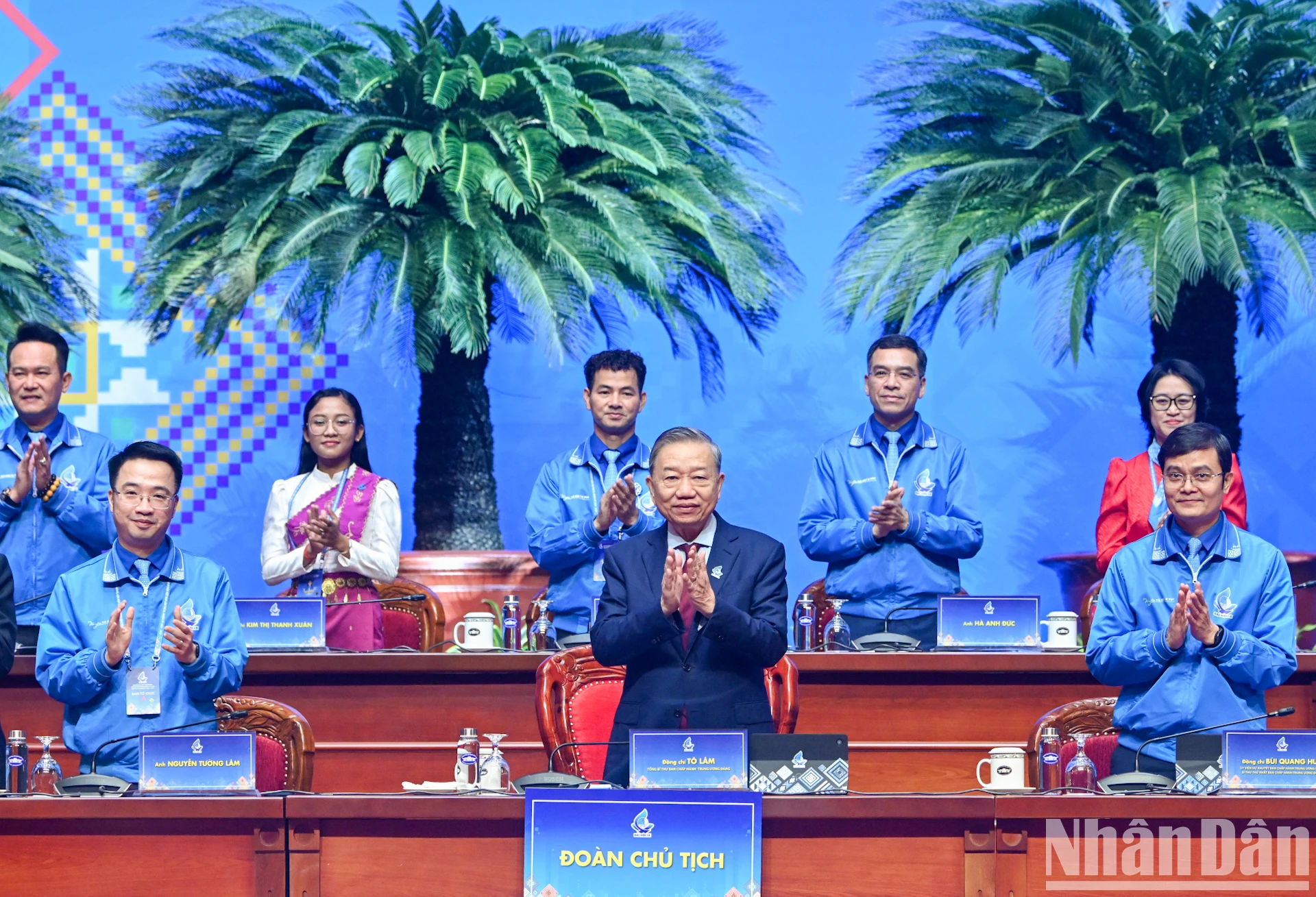 [Foto] Generalsekretär To Lam nahm an der feierlichen Sitzung des 9. Kongresses der Vietnam Youth Union teil, Foto 6