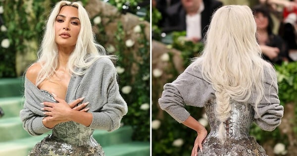 Chiếc váy khiến vòng eo 'khóc thét' của Kim Kardashian