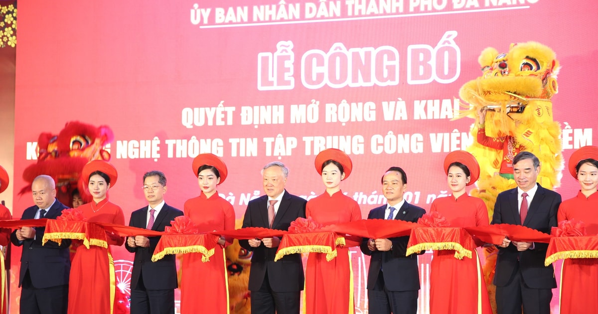 Annonce de la décision d'agrandir et d'ouvrir le parc informatique concentré de Danang Software Park No. 2