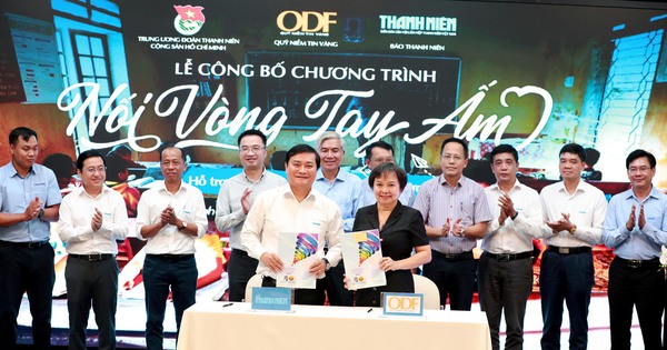 Công bố chương trình 'Nối vòng tay ấm', 3,7 tỉ đồng giúp trẻ em sau bão