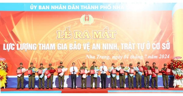 Nearly 2,500 people join the security force at the grassroots level in Khanh Hoa