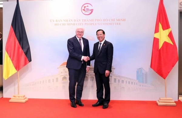 Lãnh đạo TP. Hồ Chí Minh hội kiến Tổng thống Đức Frank-Walter Steinmeier