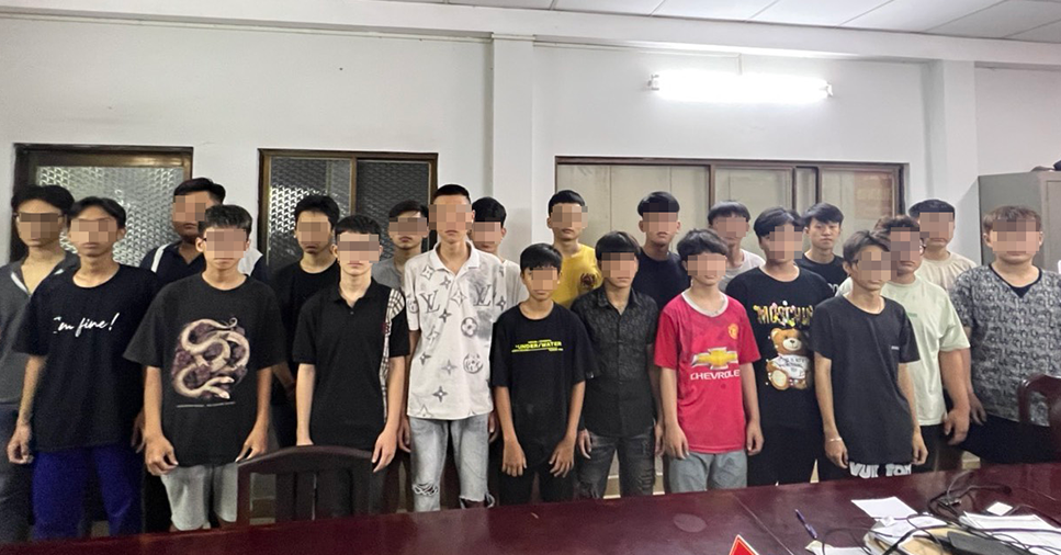 22 adolescents impliqués dans une bagarre à Ho Chi Minh-Ville ont été poursuivis