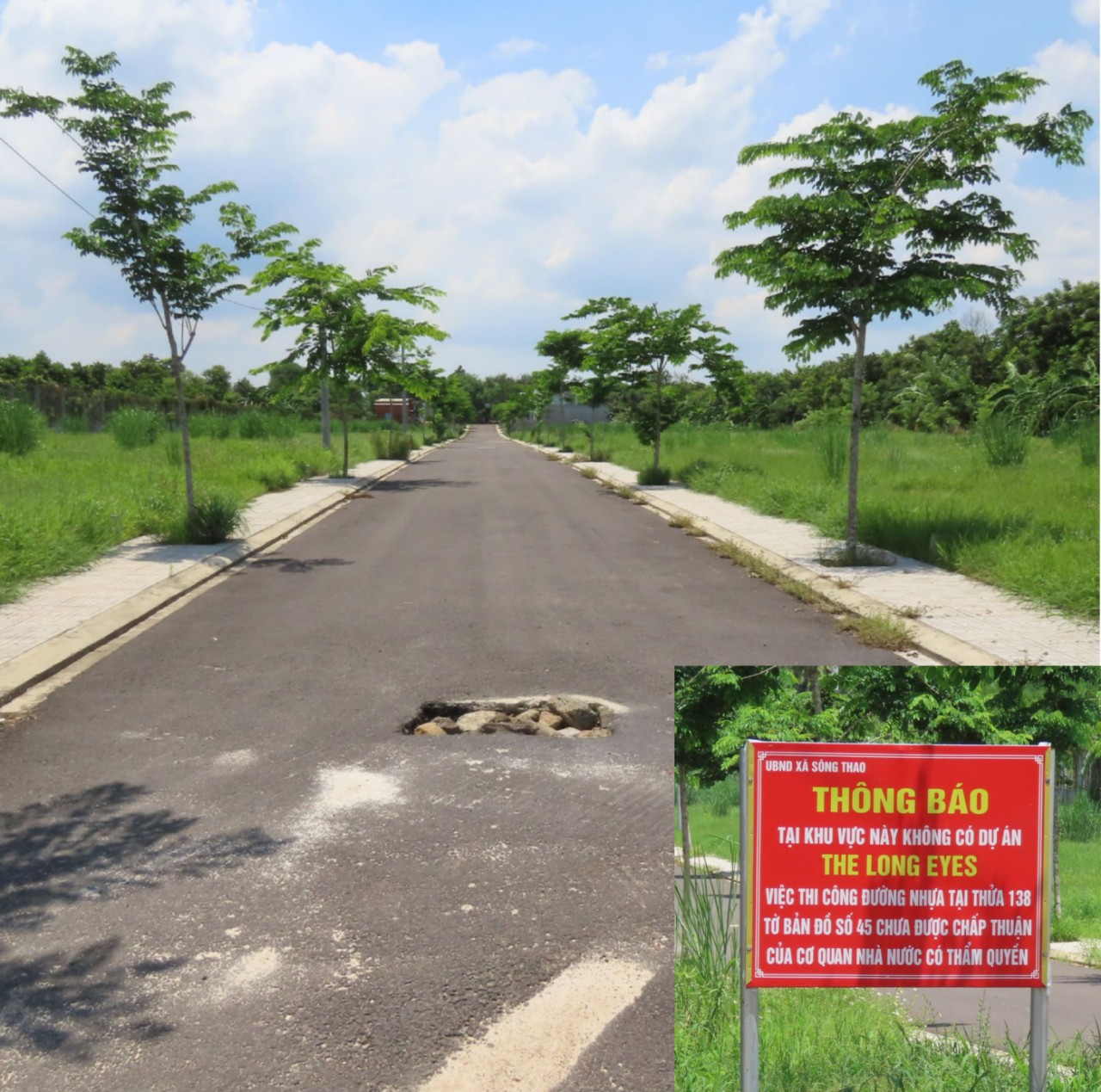 Bienes raíces - Trang Bom, Dong Nai: Advertencia sobre proyectos virtuales tras la reflexión de Nguoi Dua Tin