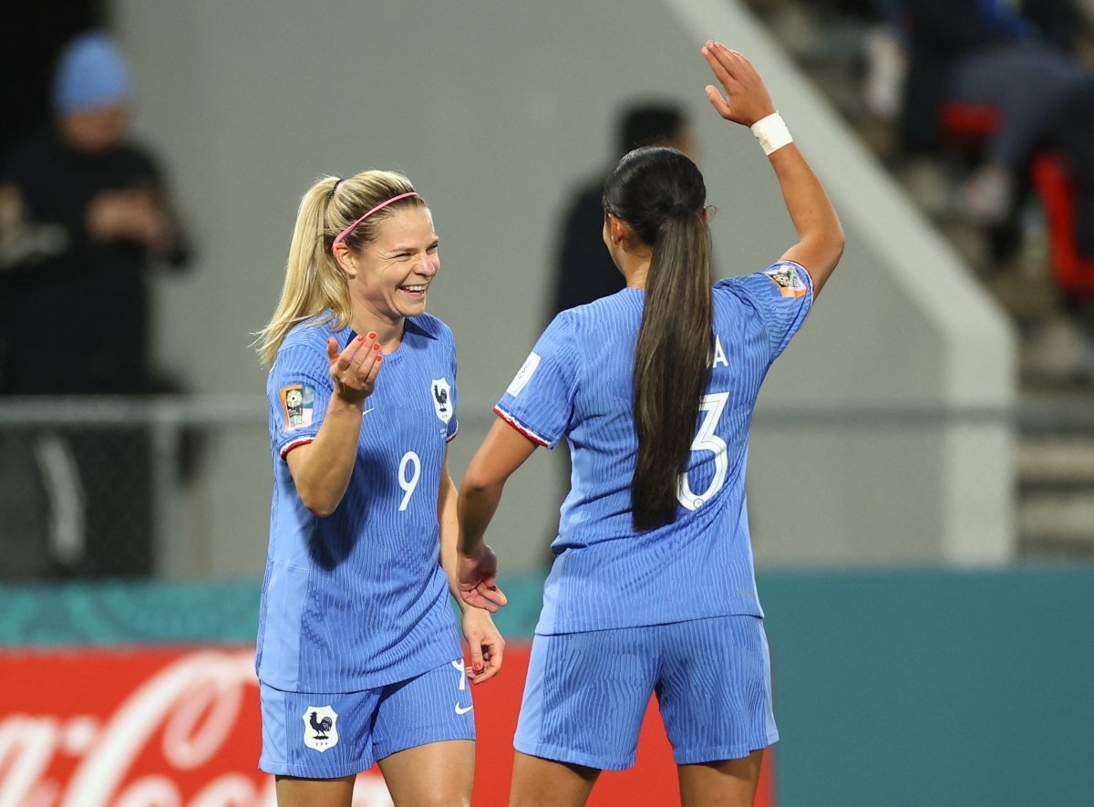 Francia obtuvo el último pase a cuartos de final del Mundial Femenino 2023. (Fuente: Reuters)