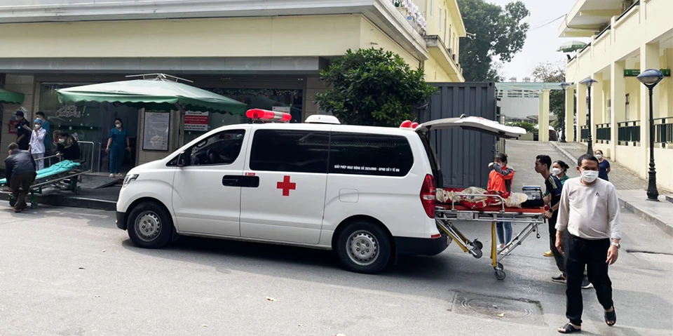 Request medical units to be ready to receive emergency treatment for storm victims