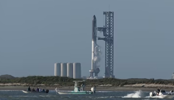 Imagen 1 del cohete espacial más grande del mundo de SpaceX