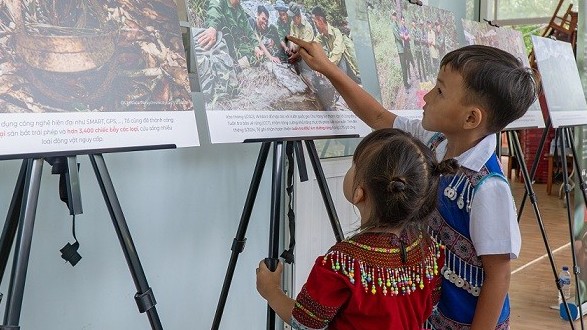 Des cours pour les enfants des gardes forestiers en difficulté