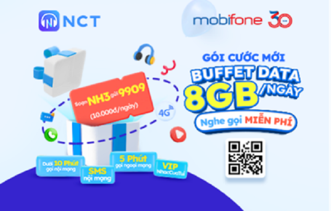 Le nouveau forfait Buffet de MobiFone permet une écoute illimitée de musique sur NhacCuaTui.