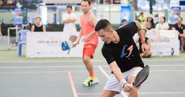 Couple Nguyen Thang - Nguyen Minh won the open pickleball and travel championship of Ho May Cup