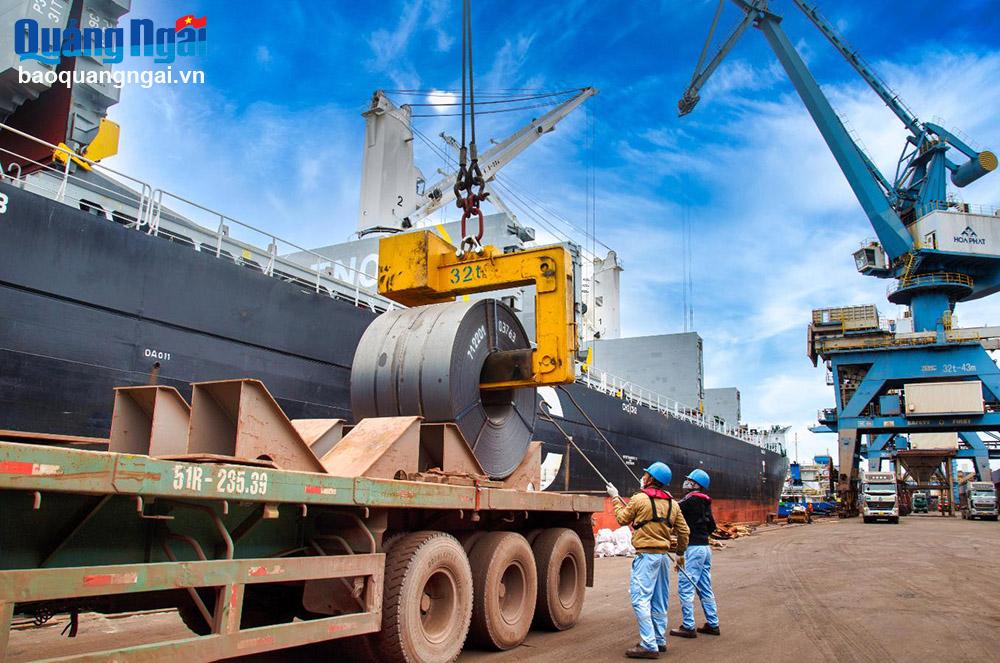 Hoa Phat Steel exported to Europe.