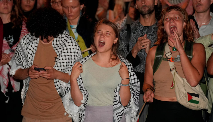 Greta Thunberg arrêtée lors d'une manifestation pro-palestinienne