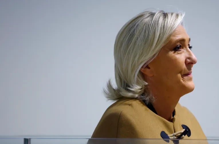 Marine Le Pen, juge à la Cour suprême, Haute Cour, salle d'audience 1