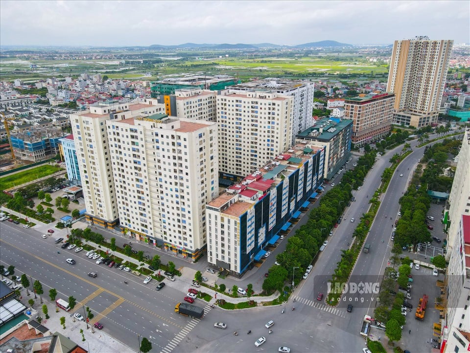 Bên trong 1 dự án nhà ở xã hội do công ty Cổ phần Cát Tường làm chủ đầu tư tại TP Bắc Ninh. Ảnh: Trần Tuấn