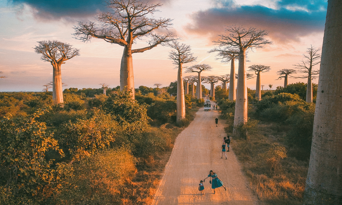 40 Tage in Afrika von vietnamesischen Touristen und 4-jähriger Tochter