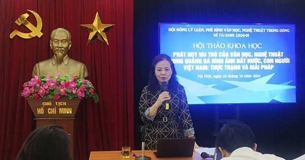 Promoting the power of literature and art in promoting Vietnam's image to international friends