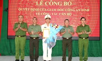 Attribution de la décision du directeur de la police provinciale de Binh Phuoc sur le travail du personnel