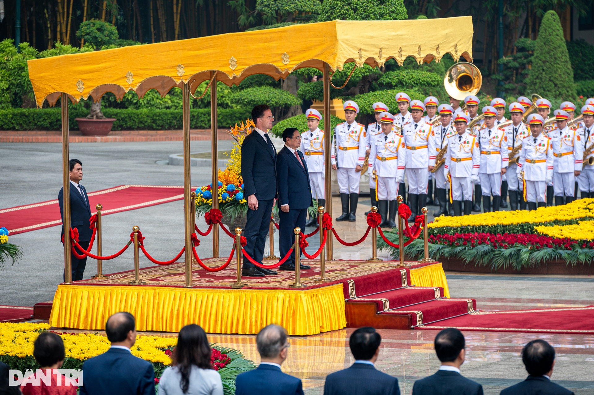 Thủ tướng Phạm Minh Chính chủ trì lễ đón Thủ tướng Hà Lan thăm Việt Nam - 2