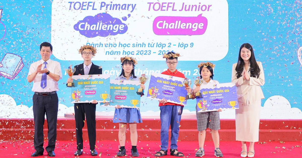 Deux candidats vietnamiens ont obtenu des notes parfaites au test TOEFL Junior