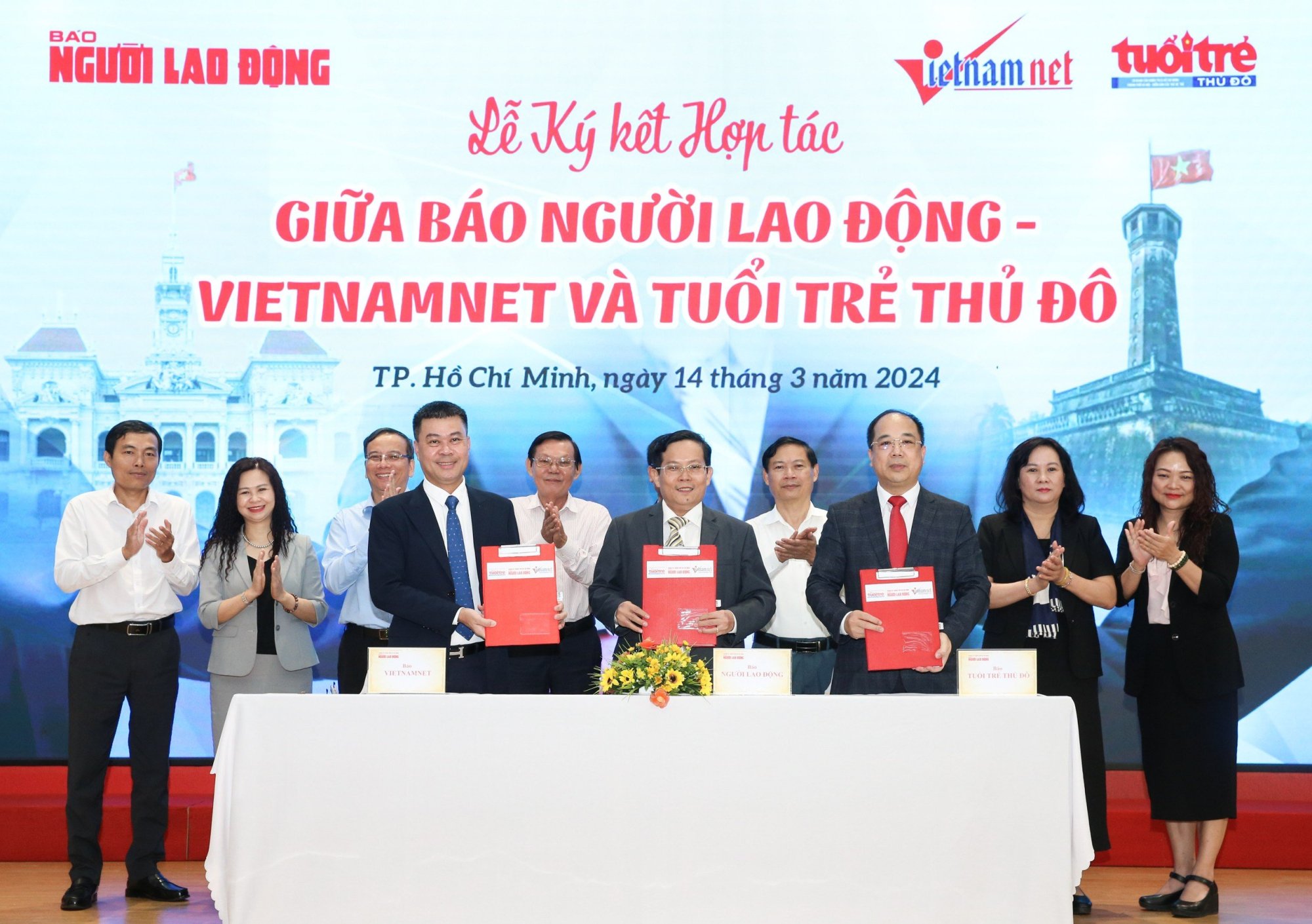 baovietnamnet baonguoi lao dong baotuoi tre thu do Zusammenarbeit zur Förderung digitaler Transformationsaktivitäten Bild 1