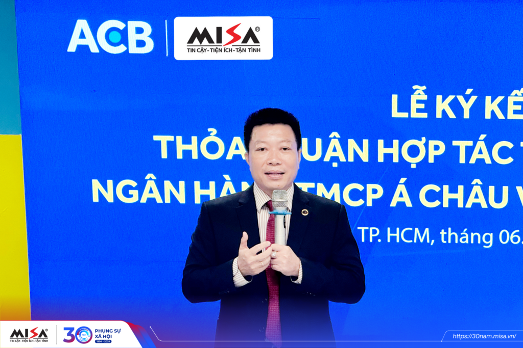 MISA ký kết hợp tác toàn diện cùng ACB xây dựng hệ sinh thái tài chính số