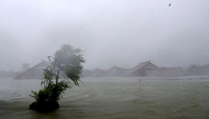 上海、台風ベビンカの影響に苦戦