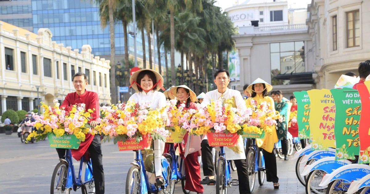 Ho-Chi-Minh-Stadt ist in der Touristensaison zum Jahresende geschäftig